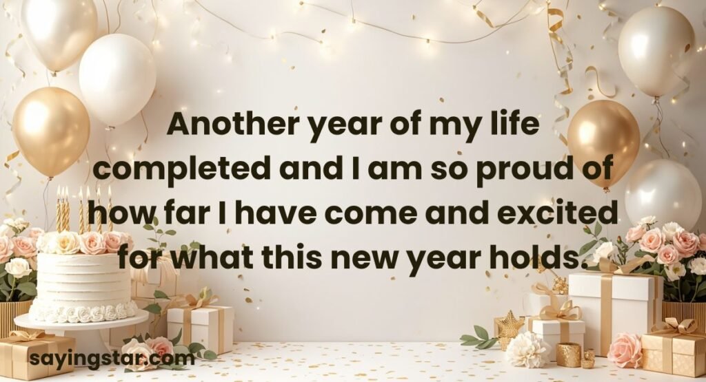 For Yourself (Another Year Around the Sun)