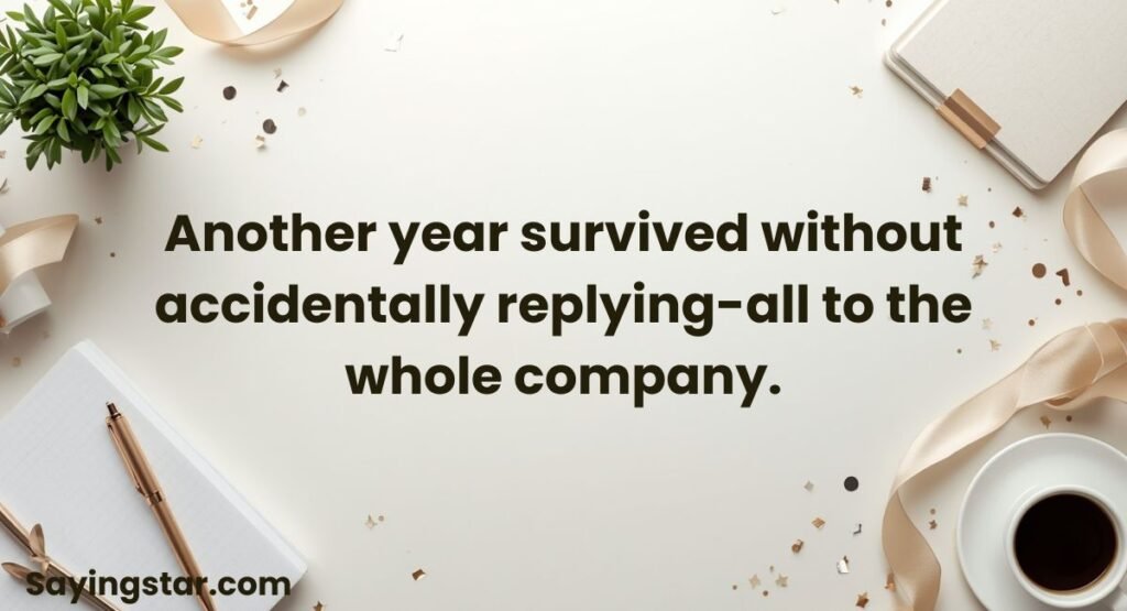 Funny Work Anniversary Quotes for Myself