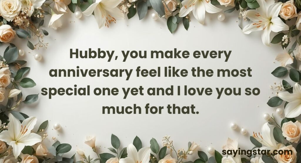 Happy Engagement Anniversary, Hubby