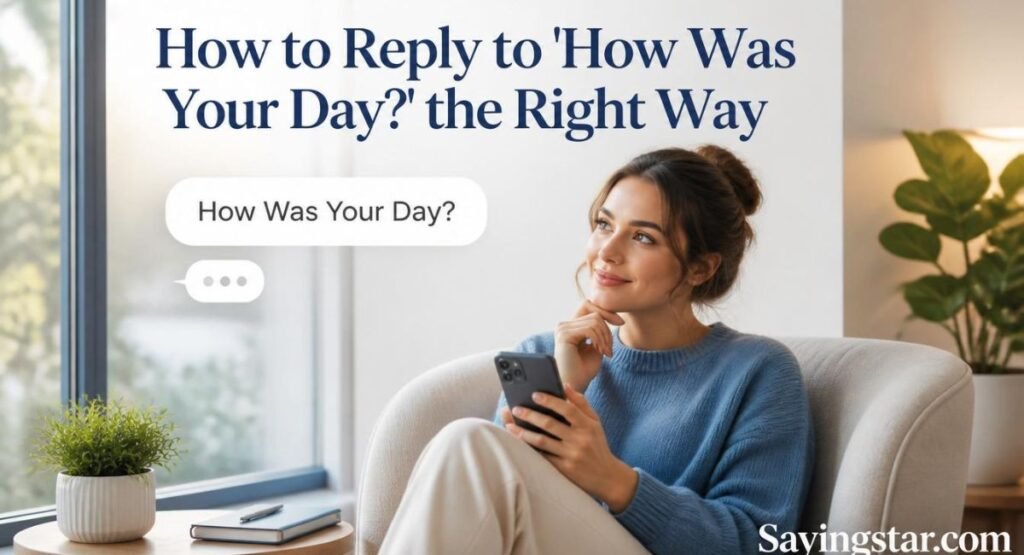 How to Reply to "How Was Your Day?" the Right Way