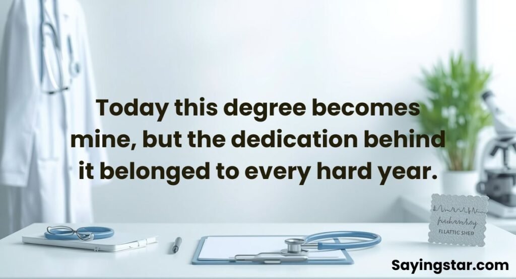 Proud Doctor Graduation Quotes