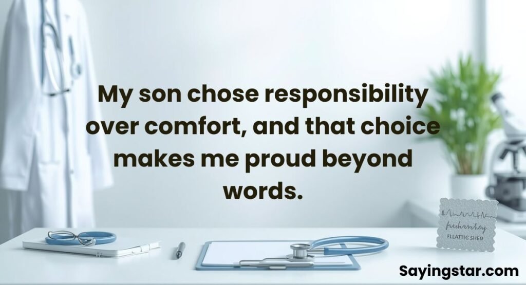 Proud To Be A Doctor Quotes For Son