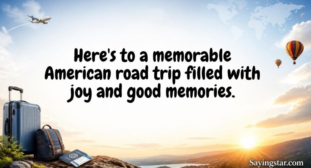 Safe Journey Wishes for an American Friend