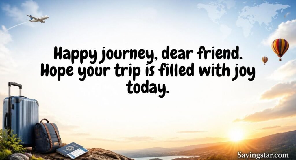 Short Happy Journey Wishes