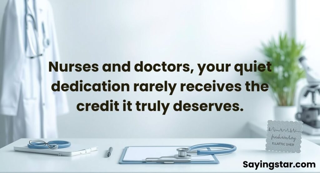Thank You Quotes For Doctors And Nurses