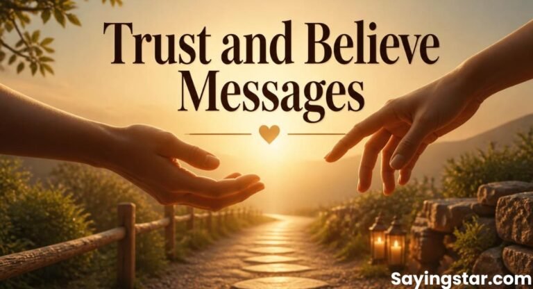 370+ Trust and Believe Messages for Confidence, Faith & Strength 