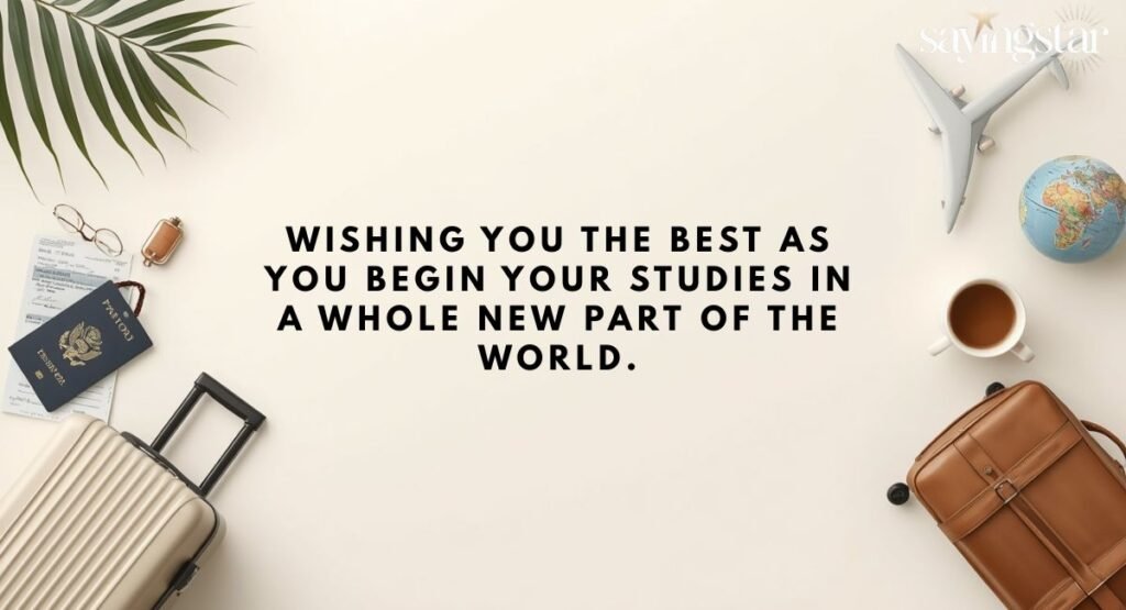 Best Wishes for a Student Going Abroad
