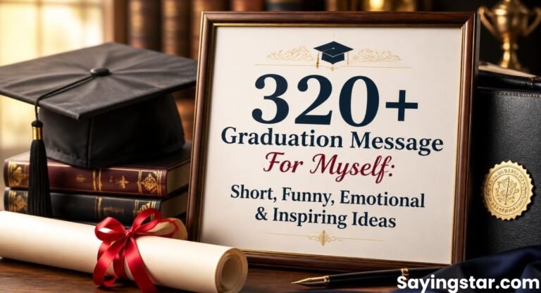 320+ Graduation Message For Myself: Short, Funny, Emotional & Inspiring Ideas