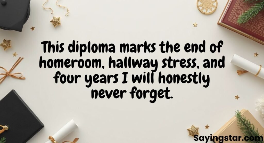 High School Graduation Messages For Myself
