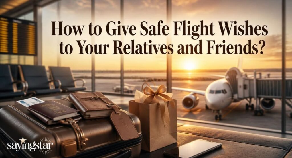 How to Give Safe Flight Wishes to Your Relatives and Friends?