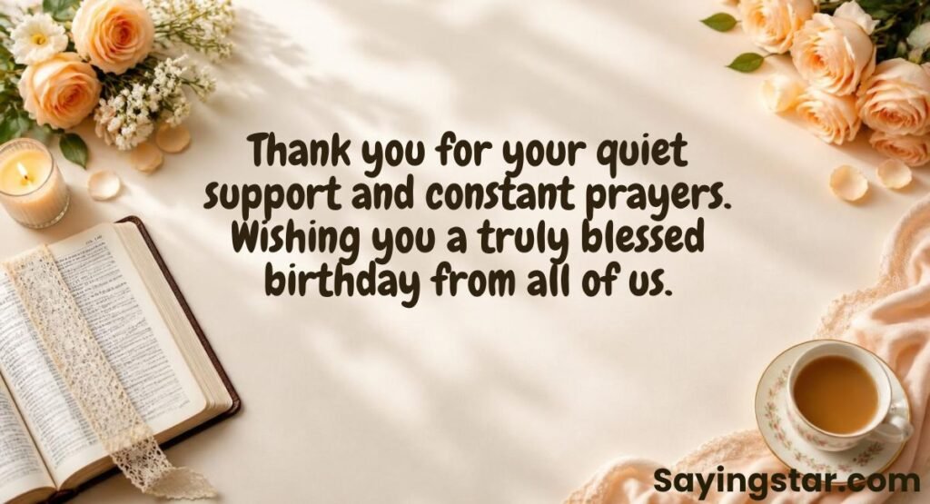 Wishes from the Congregation/Church Members